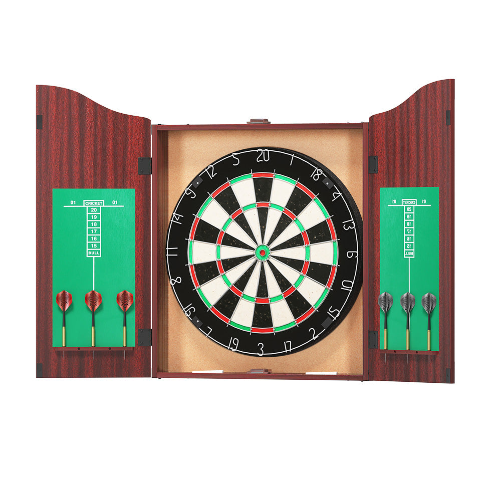 The Clubhouse Dartboard Cabinet Set
