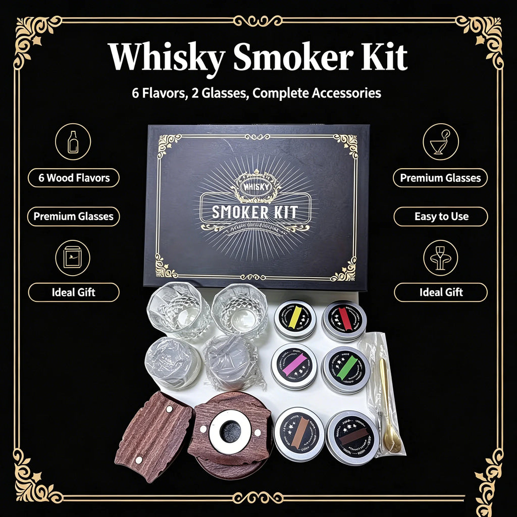 The Barrel Whiskey Smoker Kit