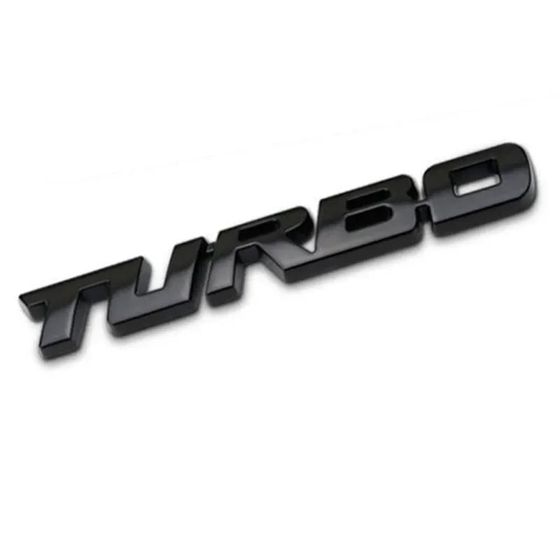 3D Turbo Badge – Universal Car Emblem
