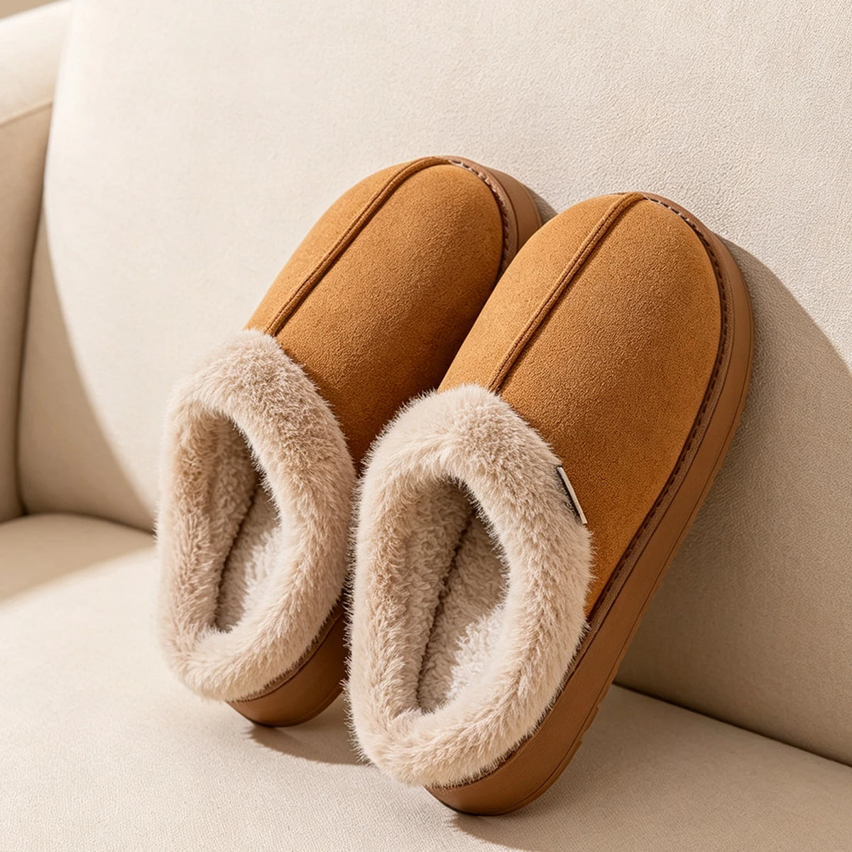 The Sherpa-Lined Winter Slippers