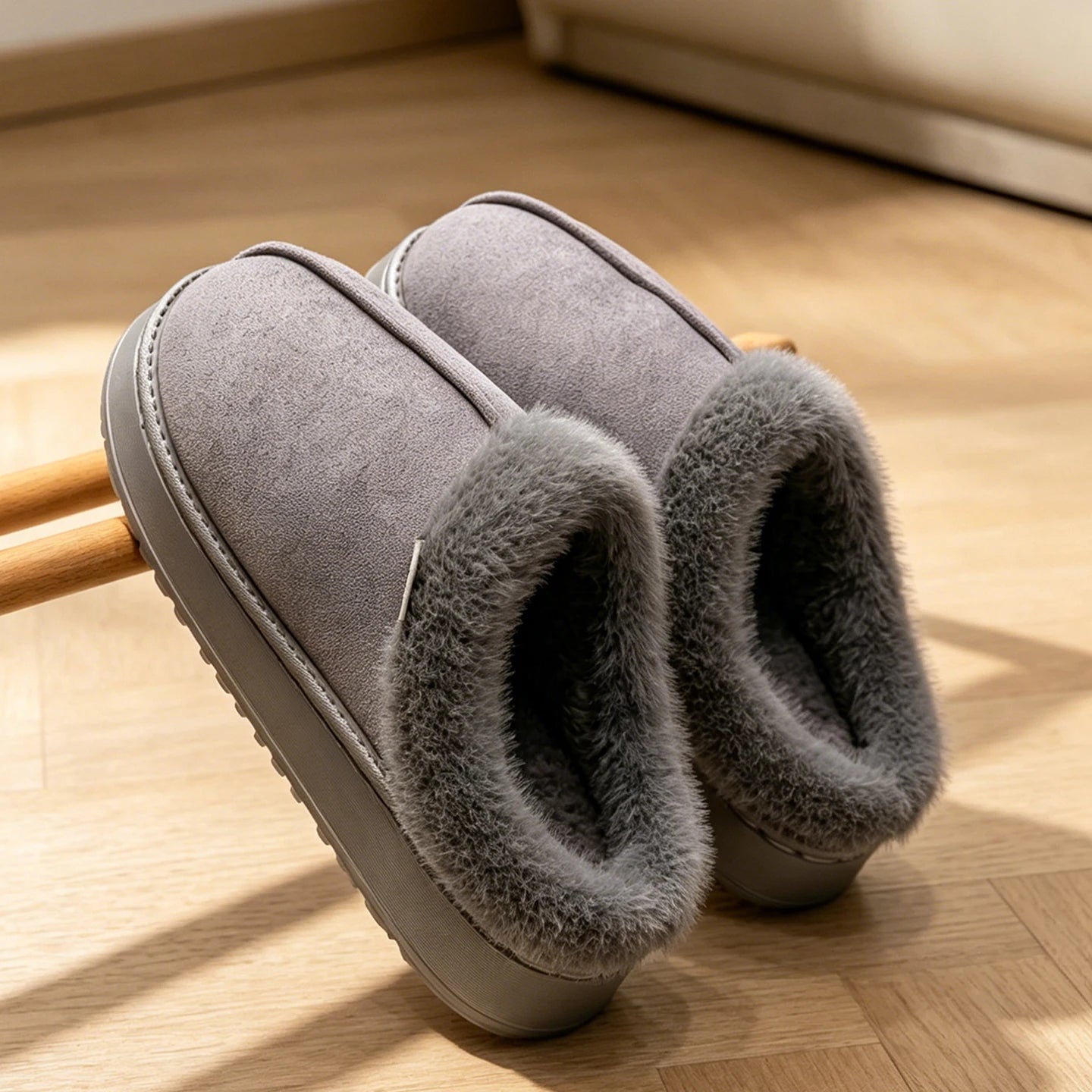 The Sherpa-Lined Winter Slippers