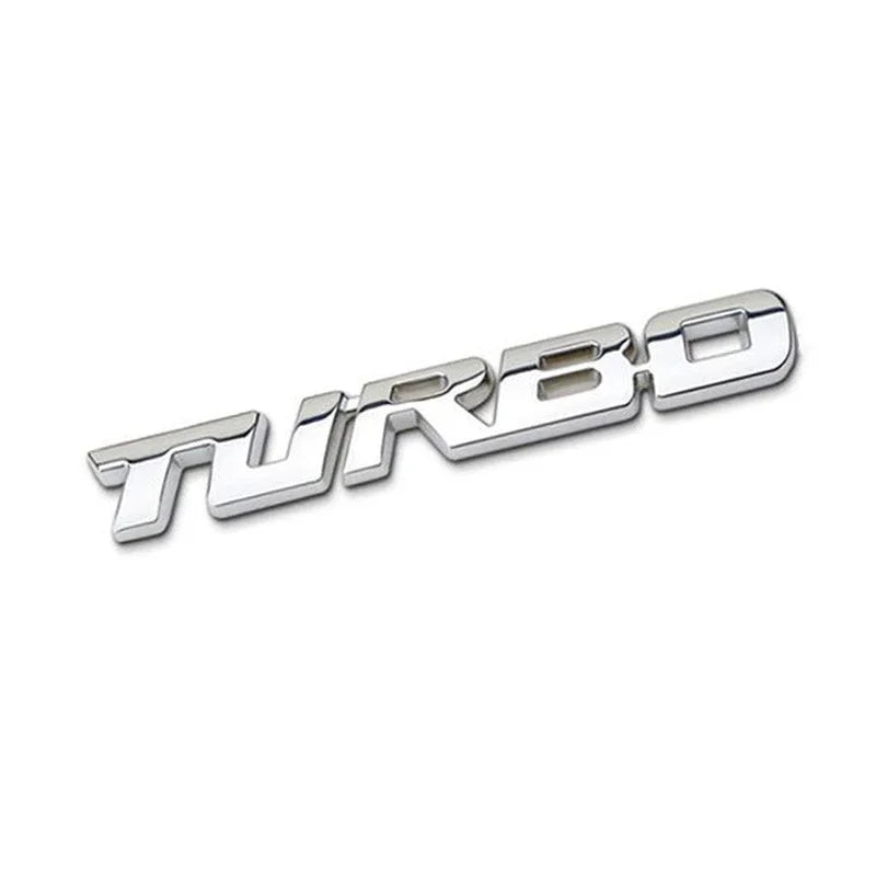 3D Turbo Badge – Universal Car Emblem