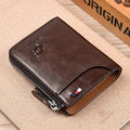 Leather RFID-Blocking Wallet with Card Holder