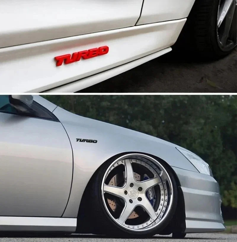 3D Turbo Badge – Universal Car Emblem