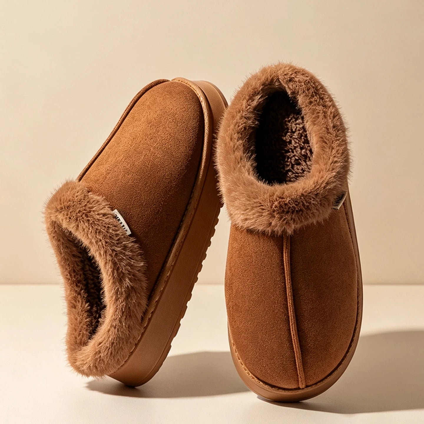 The Sherpa-Lined Winter Slippers