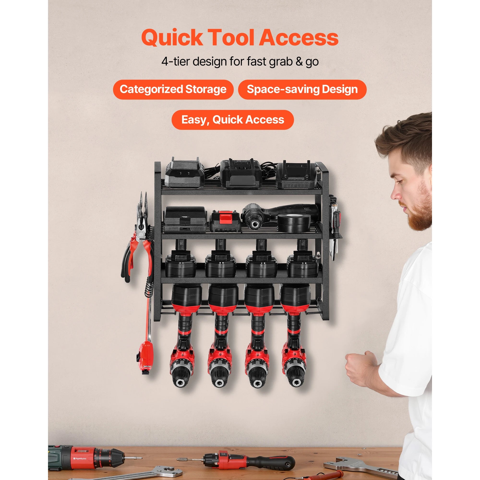 The Workbench Power Tool Organizer