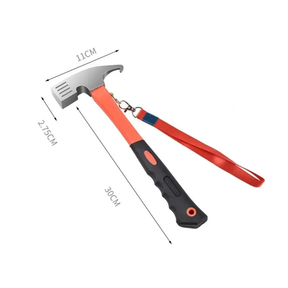 The Campers Friend - Steel Claw Hammer & Peg Puller.