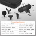 SucceBuy Mini Massage Gun Deep Tissue Percussion Muscle Massage Gun Portable for Athletes Small Massage Gun Handheld