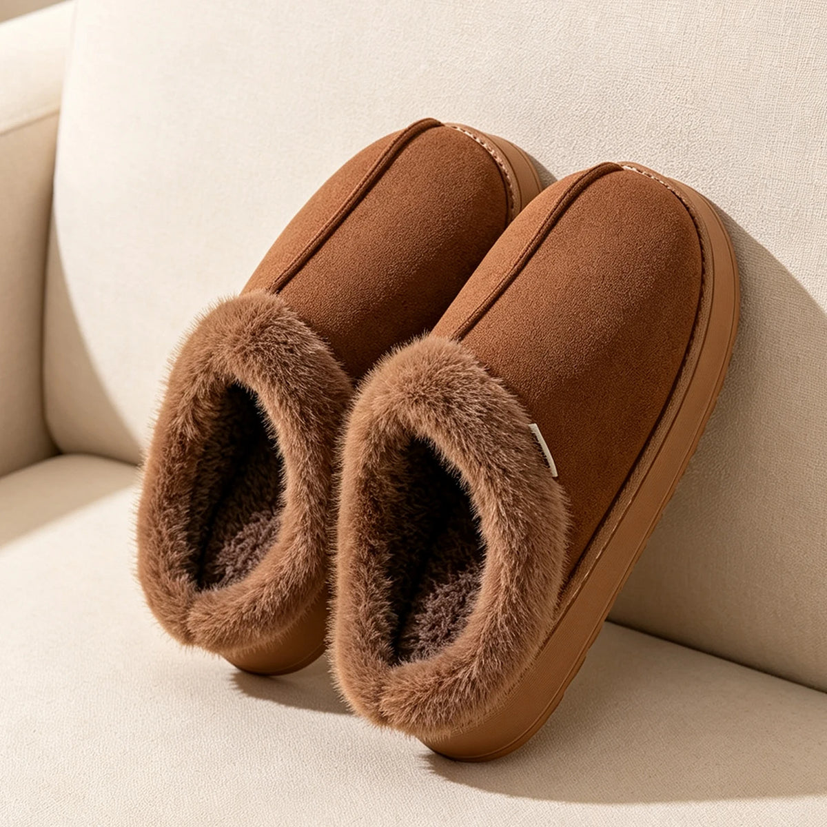 The Sherpa-Lined Winter Slippers