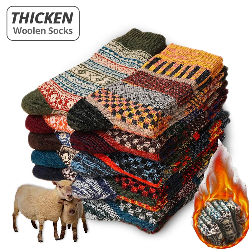 The Fireside Wool Sock 5-Pack