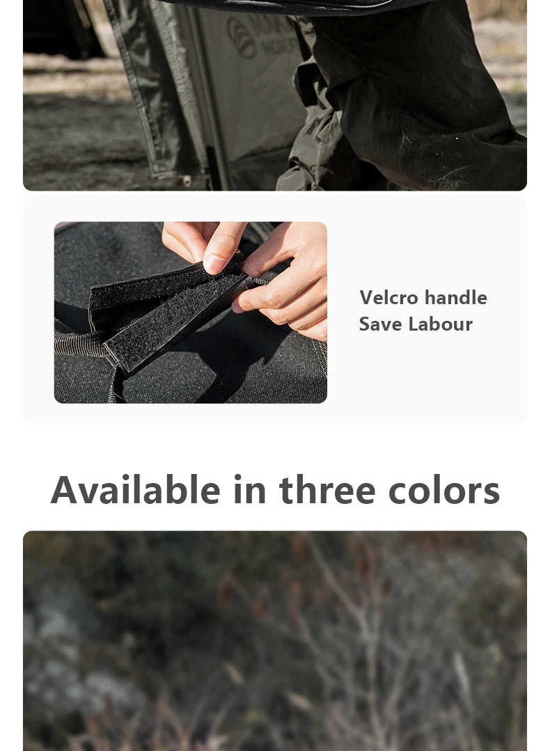 BISINNA Outdoor Camping Bag 26L/30L/42L Folding Gas Tank Storage Bag Picnic Cookwre Container Camp Supplies Adjustable Partition