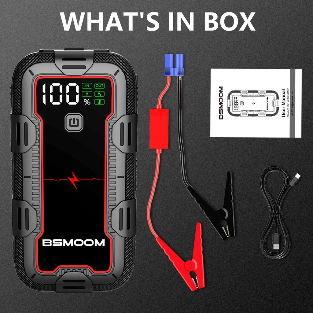 Portable Car Jump Starter & Power Bank