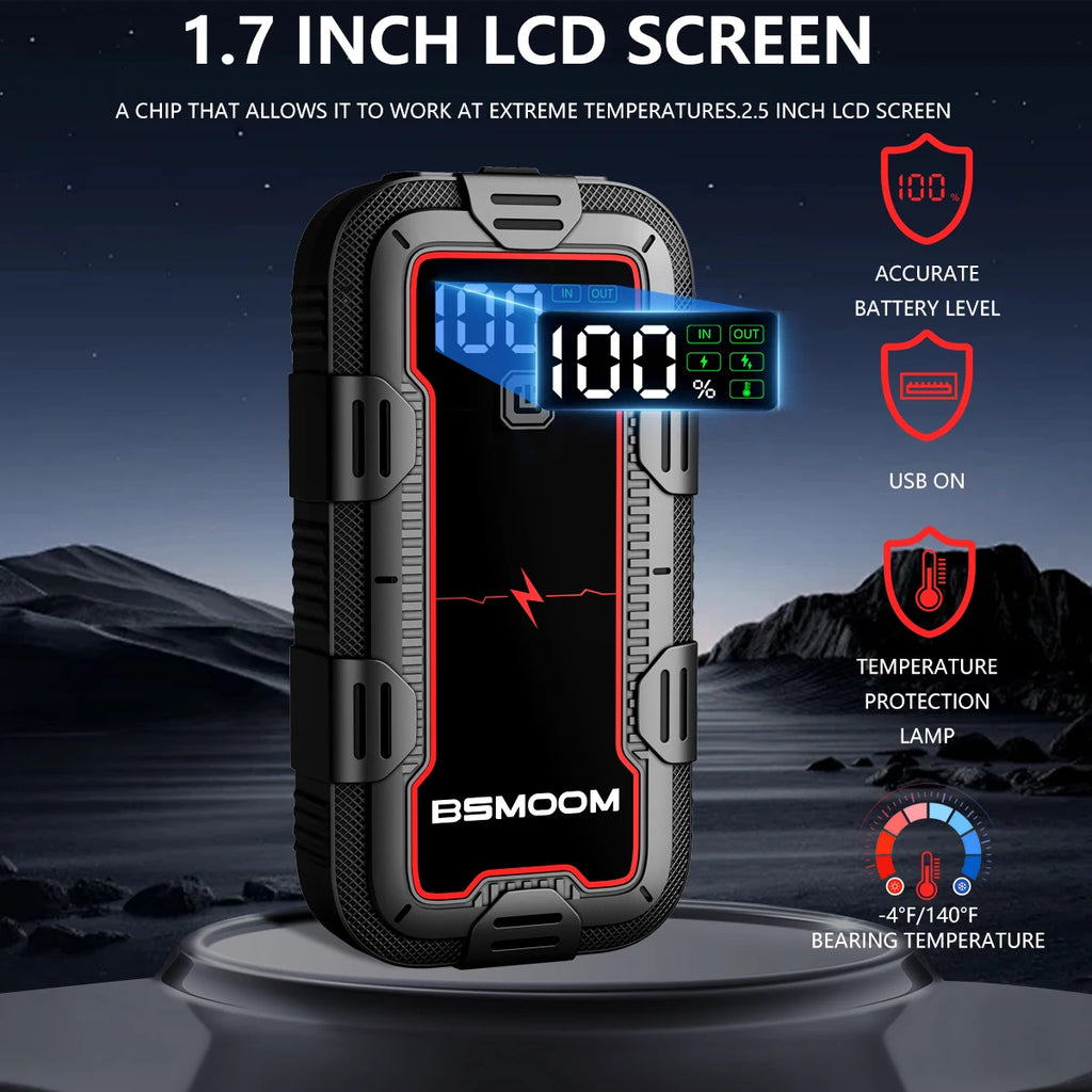 Portable Car Jump Starter & Power Bank