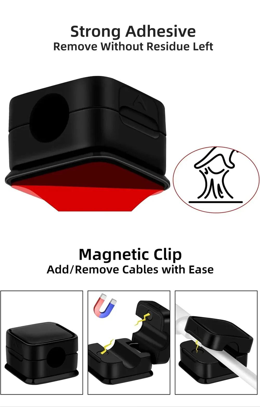 The Magnetic Cable Organizer