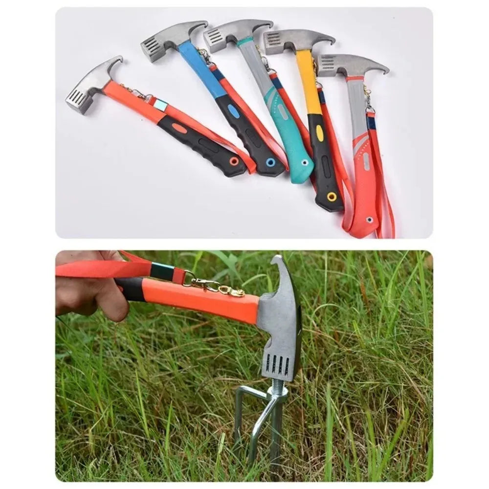 The Campers Friend - Steel Claw Hammer & Peg Puller.