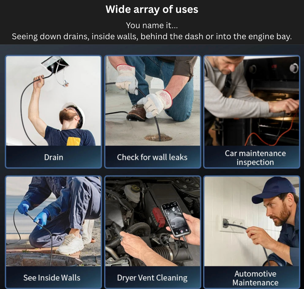 HD Borescope Inspection Camera – USB-C