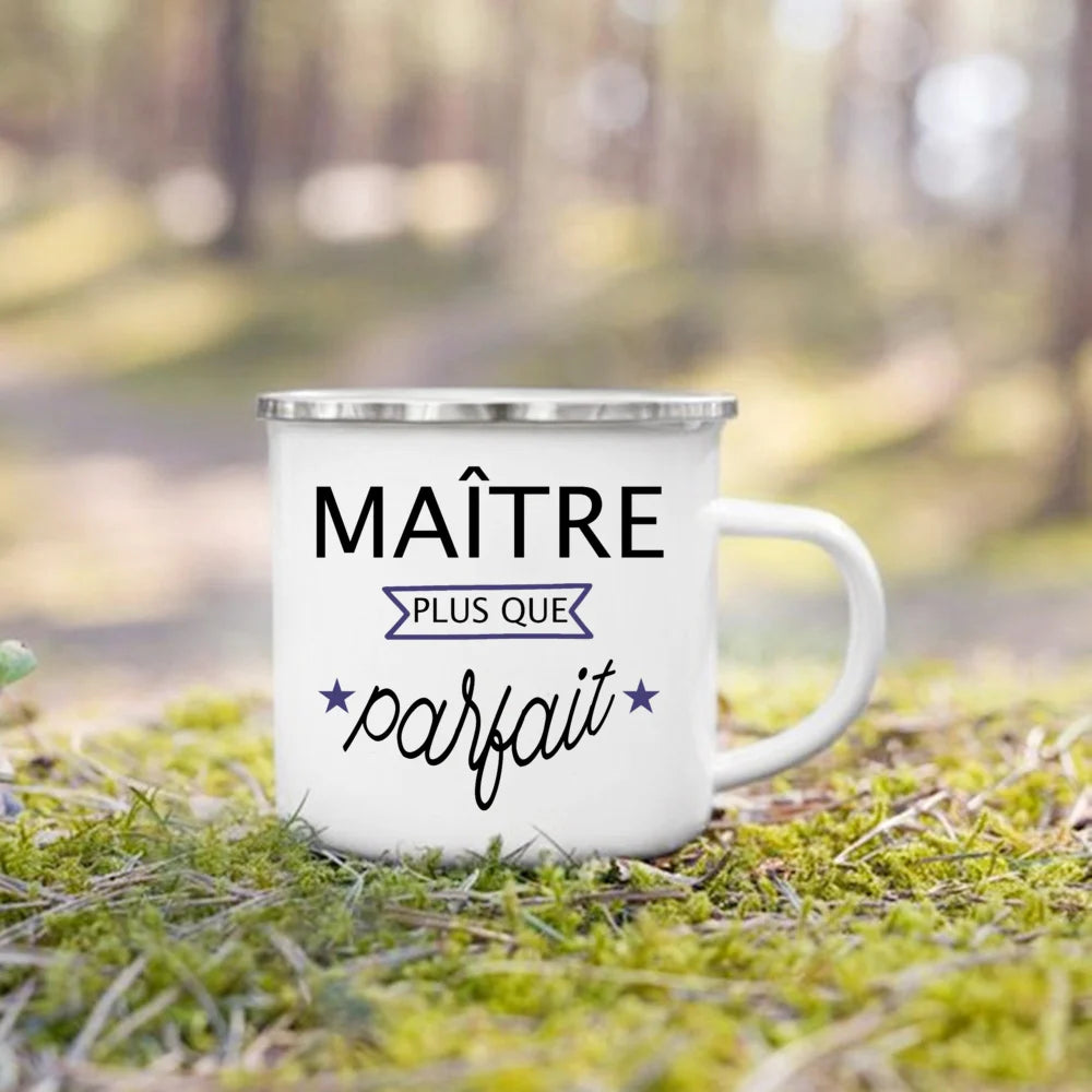 The Wanderer Enamel Campfire Mug