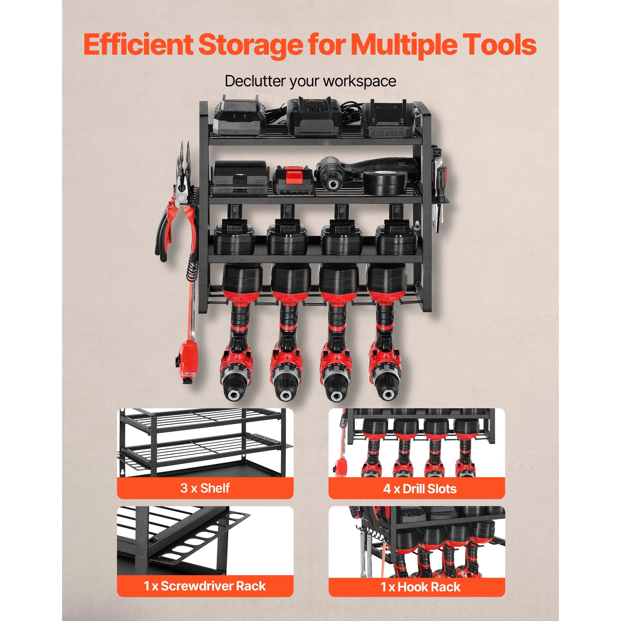 The Workbench Power Tool Organizer