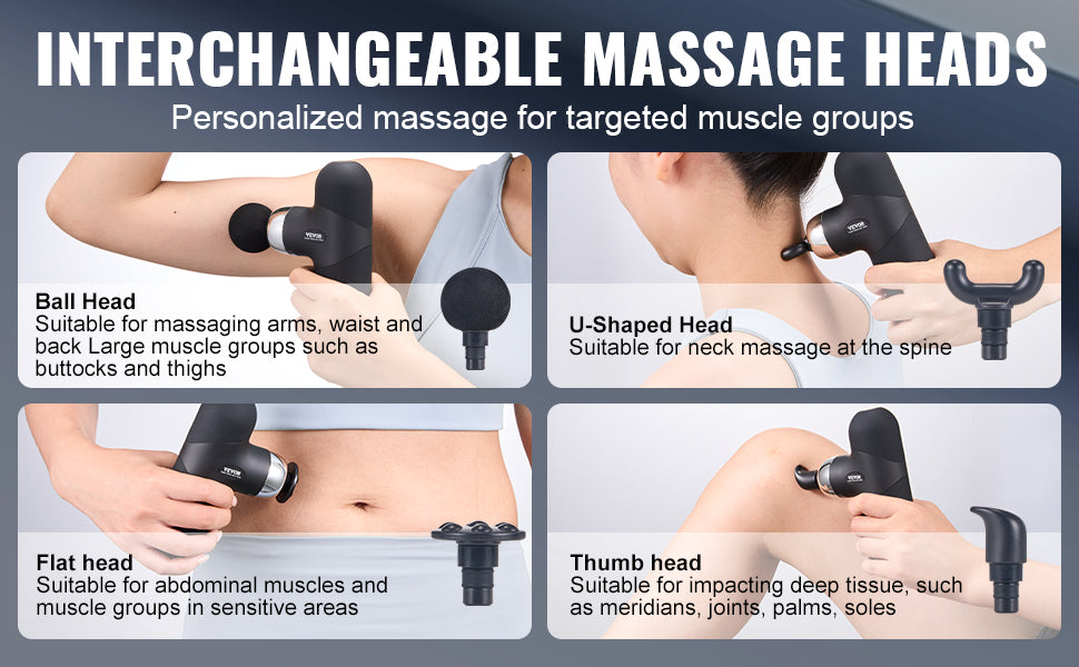 SucceBuy Mini Massage Gun Deep Tissue Percussion Muscle Massage Gun Portable for Athletes Small Massage Gun Handheld